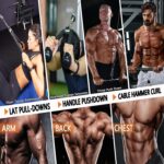 Weight Cable Pulley System Gymnasium Upgraded Health LAT and Elevate Pulley At... - Image 6