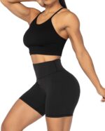 Sunzel No Entrance Seam Excessive Waist Biker Shorts for Ladies, Squat Proof Yo... - Image 7