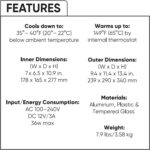 Cooluli 10L Mini Fridge for Bed room - Automotive, Workplace Desk & Faculty Dorm ... - Image 5