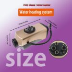 7KW Diesel Heater, 12V Parking Gas air Heater Water air Heating Integ... - Image 8