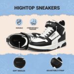 Hurley Children' Carson Excessive-High Sneakers with Adjustable Strap, Excessive High ... - Image 6