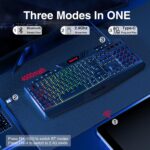 Redragon K503 Wi-fi Gaming Keyboard, 3-Mode (2.4G/BT/USB), RGB LED ... - Image 3