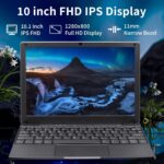 BINTEC 10.1 inch Extremely-Skinny Transportable Mini Laptop computer,Celeron N4020 Course of... - Image 4