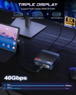 BOSGAME P3 Combine Mini PC, Mini Desktop Laptop with AMD Ryzen 5 7640HS ... - Image 4