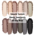 UCANBE 2 PCS Eyeshadow Make-up Palette Package, 12 Shade Nude Eye Shadow Se... - Image 3