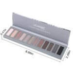 UCANBE 2 PCS Eyeshadow Make-up Palette Package, 12 Shade Nude Eye Shadow Se... - Image 8