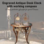 Vintage Classic Small Desk Clock | Desk Clock for Residing Room | Vint... - Image 7