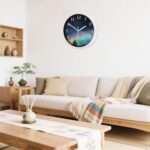 Trendy Wall Clock, 9Inch Spherical Wall Clocks, High quality Quartz Silent Non-... - Image 6