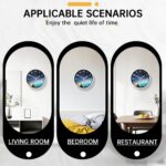 Trendy Wall Clock, 9Inch Spherical Wall Clocks, High quality Quartz Silent Non-... - Image 9