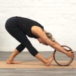 Myga Yoga Wheel,Train Prop for Again Ache, Yoga Poses, Pilates, Stre... - Image 6