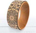 Myga Yoga Wheel,Train Prop for Again Ache, Yoga Poses, Pilates, Stre... - Image 11