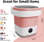 Transportable Washing Machine, Mini 16L Foldable Washer and Dryer with 3 Mo... - Image 3