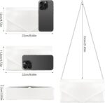 Larcenciel Envelope Clutch Purse for Ladies, Vegan Leather-based Night Bag ... - Image 6