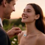 E Birthstone Necklace Sterling Silver Love Coronary heart Necklace, Birthday We... - Image 4