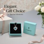 E Birthstone Necklace Sterling Silver Love Coronary heart Necklace, Birthday We... - Image 8