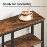 HOOBRO Slim Console Desk, Couch Desk, 4-Tier Industrial Hallway Tab... - Image 6