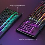 OMOTON Gaming Keyboard with Magnetic Wrist Relaxation, Low Profile and Slien... - Image 7