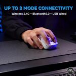 Ajazz AJ199 Wi-fi Gaming Mouse Extremely-Light-weight 55g Tri-Mode Conne... - Image 4