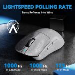 Ajazz AJ199 Wi-fi Gaming Mouse Extremely-Light-weight 55g Tri-Mode Conne... - Image 5
