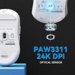 Ajazz AJ199 Wi-fi Gaming Mouse Extremely-Light-weight 55g Tri-Mode Conne... - Image 6