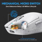 Ajazz AJ199 Wi-fi Gaming Mouse Extremely-Light-weight 55g Tri-Mode Conne... - Image 7