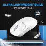 Ajazz AJ199 Wi-fi Gaming Mouse Extremely-Light-weight 55g Tri-Mode Conne... - Image 9