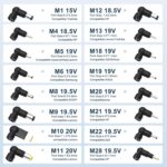 90W Common AC Adapter Laptop computer Charger Appropriate with HP Lenovo Dell... - Image 3