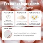 LAPCOS Pearl Sheet Masks, Day by day Face Masks with Probiotics to Make clear Sk... - Image 4