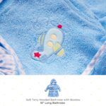 Spasilk baby-boys Bathrobe With Booties - Image 3