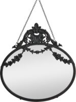 Inventive Co-Op Classic Pewter Framed Wall Mirror with Ornamental Chain... - Image 4
