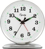 Fairness 24014 Wind-Up Loud Bell Steel Alarm Clock Pack of 1 Silver - Image 3