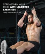 DMoose Health Hanging Ab Straps for Pull Up Bar & Core Power Prepare... - Image 3