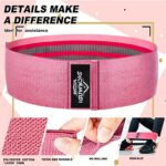 Material Resistance Bands for Working Out, 6Pack Non-Slip Train Bands... - Image 3