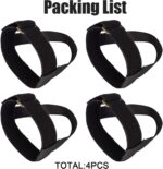 4PCS Ellipse Leg Exerciser Machine Pedal Straps, Leg Exerciser Tractio... - Image 5
