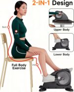 Below Desk Bike Pedal Exerciser, Electrical Mini Train Bike Leg/Arm B... - Image 4