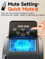 Below Desk Bike Pedal Exerciser, Electrical Mini Train Bike Leg/Arm B... - Image 7