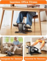 Below Desk Bike Pedal Exerciser, Electrical Mini Train Bike Leg/Arm B... - Image 10