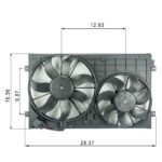 VW101 Alternative Twin Radiator & Condenser Cooling Fan Meeting for V... - Image 5