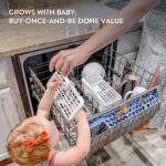 Prince Lionheart Made in USA Excessive Capability 3-in-1 Dishwasher and Spill... - Image 4