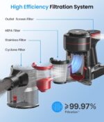 Cordless Vacuum Cleaner, Stick Vacuum with Highly effective Suction, 45Mins Ru... - Image 4