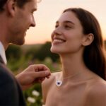 E Birthstone Necklace Sterling Silver Love Coronary heart Necklace, Birthday We... - Image 4