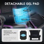 Gaming Chair,Laptop Workplace Chair with Footrest,Therapeutic massage Lumbar Suppor... - Image 6