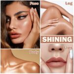 CAHIUYOA 2 Colour Cream Contour Stick,Cream Bronzer Highlighter Make-up ... - Image 7