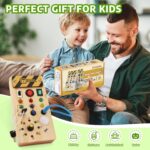 Busy Board with led Mild， Sorting Sensory Journey Toys for Toddlers 1-... - Image 5