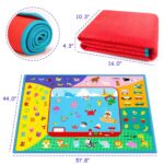 Child Crawling Mat,Child Play Mat for Ground,Massive Cotton Instructional Tum... - Image 4