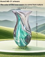 Massive Premium Luxurious Glass Flower Vase Combining Jap and Western A... - Image 6