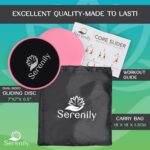 Serenily Sliders for Working Out - Core Train Sliders, 2 Twin Sided... - Image 6