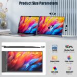 Laptop computer Display Extender, 15.6" IPS FHD 1080P Laptop computer Monitor Extender, P... - Image 3