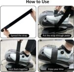 4 Pcs Ellipse Leg Exerciser Machine Pedal Straps, Appropriate for Underneath D... - Image 5
