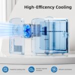 Compact Fridge, Transportable Mini Fridge, Pores and skin Care 4L Capability/6 Ca... - Image 5